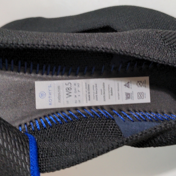 ROTHY'S THE POINT BLACK SOLID WOMEN'S FLAT SHOES - Picture 10 of 16